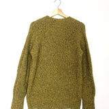 Mustard DONEGAL Recycled Wool V-Neck Pullover / RAG & BONE - Size XS