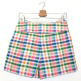 Multicolor TYSON Striped High Waist Cotton Shorts / SEZANE - Size 38