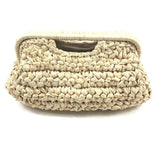 Natural AURORA Large Raffia Clutch Bag / CULT GAIA