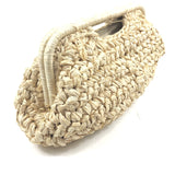 Natural AURORA Large Raffia Clutch Bag / CULT GAIA
