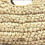 Natural AURORA Large Raffia Clutch Bag / CULT GAIA