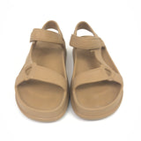 Natural Beige Logo Rubber Sandals / FENDI - Size 39