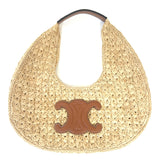 Natural HOBO Raffia Leather Classic Bag / CELINE