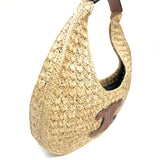 Natural HOBO Raffia Leather Classic Bag / CELINE