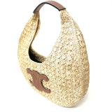 Natural HOBO Raffia Leather Classic Bag / CELINE