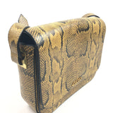Natural NIZZA Python-effect Calf Leather Shoulder Bag / ISABEL MARANT