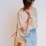 Natural Raffia Anagram Pochette Basket Bag / LOEWE X PAULA'S IBIZA