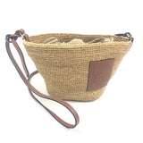 Natural Raffia Anagram Pochette Basket Bag / LOEWE X PAULA'S IBIZA