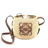 Natural Raffia BEEHIVE Paula's Ibiza Basket Bag / LOEWE