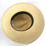 Natural Raffia LYRA Fedora Hat / JANESSA LEONE - Size M