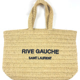 Natural Soft Raffia Rive Gauche Tote Bag / SAINT LAURENT