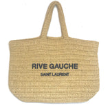 Natural Soft Raffia Rive Gauche Tote Bag / SAINT LAURENT