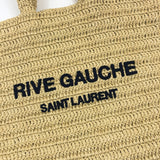 Natural Soft Raffia Rive Gauche Tote Bag / SAINT LAURENT