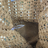 Natural Straw Palm Crochet Beach Bag / NEVER FULLY DRESSED