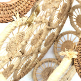 Natural Straw STELLA Top Handle Bag / CULT GAIA