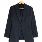 Navy Blue ETIENNETTE Wool-blend Jacket / THEORY - Size 2