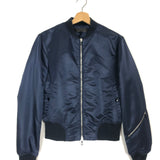 Navy Blue MANSTON Bomber Jacket / RAG & BONE - Size XS