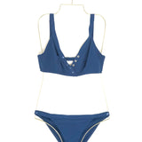 Navy Blue Snap Button Bikini / ERES