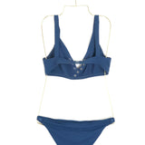 Navy Blue Snap Button Bikini / ERES