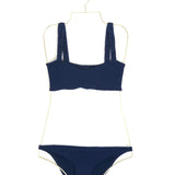 Navy Crinkle Bikini / HUNZA G