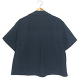 Navy English Emroidered Cotton Camp Shirt / 3.1 PHILLIP LIM - Size L