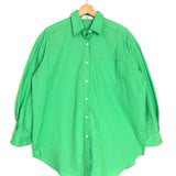 Neon Green MELODY Organic Cotton Shirt / THE FRANKIE SHOP - Size XS/S