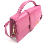 Neon Pink LE GRAND BAMBINO Crossbody Flap Bag / JACQUEMUS