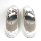 Neutral Denim Chunky Low-top Sneakers / MIU MIU - Size 37.5