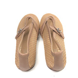 Nude Mesh MODESTY-M Buckle Strap Ballerinas / FOZAZA X STEVE MADDEN - Size 40