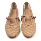 Nude MODESTY-M Mesh Classic Ballet Flats / FOZAZA X STEVE MADDEN - Size 39