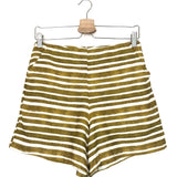 Ocher Striped OLIVIA Shorts / BAMBAH - Size 8