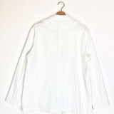 Off-white Cotton-linen Blend Jacket - One Size
