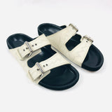 Off-white Embossed LENNYO Sandals / ISABEL MARANT - Size 36