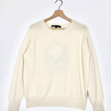 Off-white Embroidered Skull Cashmere Jumper / SKULL CASHMERE - Size M