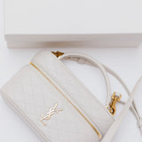 Off-white GABY Vanity Leather Shoulder Bag / SAINT LAURENT