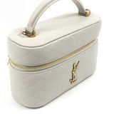 Off-white GABY Vanity Leather Shoulder Bag / SAINT LAURENT