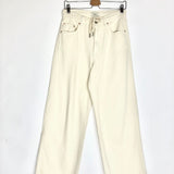 Off-white High Rise Barrel-leg Fluid Jeans / DL1961 - Size 26