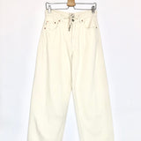 Off-white High Rise Barrel Leg Fluid Jeans / DL1961 - Size 28
