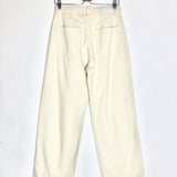 Off-white High Rise Barrel-leg Fluid Jeans / DL1961 - Size 26