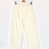 Off-white High Rise Barrel Leg Fluid Jeans / DL1961 - Size 28