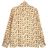 Cream NOLAN Floral Pattern Linen Shirt / VANESSA BRUNO - Size 38