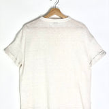 Off-white Pocket Front Linen and Silk Blend T-shirt / BRUNELLO CUCINELLI - Size M