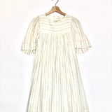 Off-white SAMOA Gold Lurex Striped Mini Dress (no belt) / ISABEL MARANT ETOILE - Size 36