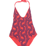 Orange  and Purple Printed Swimsuit / ERES - Size 38