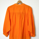 Orange Balloon Long Sleeves Blouse / MARGOT - One Size