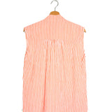 Orange Cora MELINA Striped Sleeveless Top / ROSEANNA - Size 34
