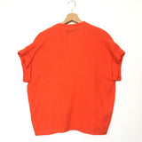 Orange Cotton Gauze Blouse - model YORK / VINTAGE LOVE - One Size