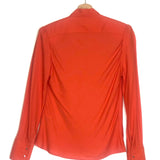Orange LANGE Long Sleeves Blouse / MAJE - Size 1