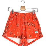 Orange MIKEY Bandana Print Terry Shorts / BELLEROSE - Size 0
