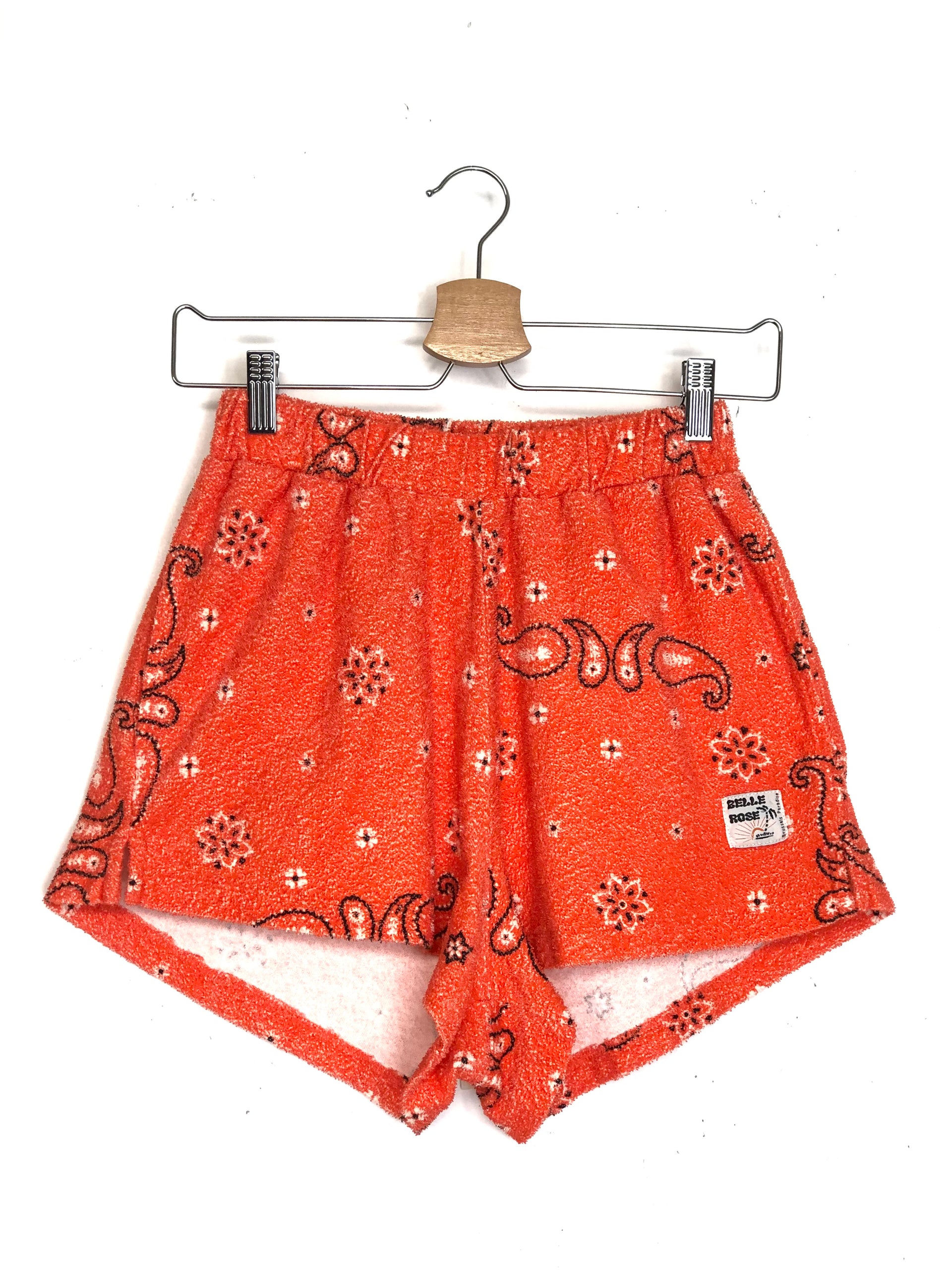Orange MIKEY Bandana Print Terry Shorts BELLEROSE Size – La